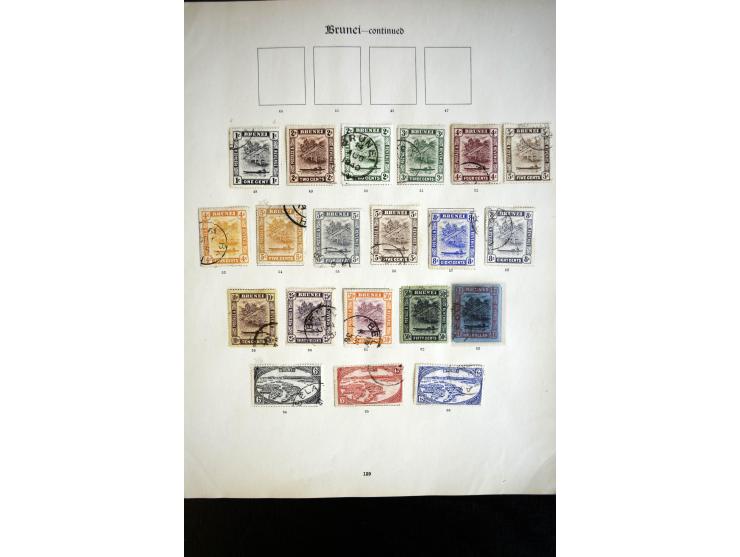 1895/1924, gestempelte Sammlung mit guten Sätzen, ex Sammlung "Frankfurt"