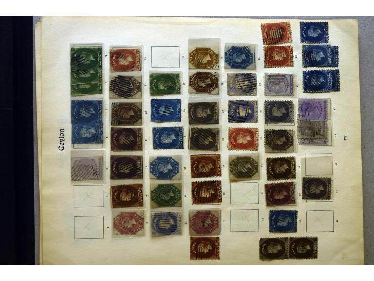 1857/1935, überwiegend gestempelte Sammlung mit u.a. Mi.-Nr. 4 (Fotoattest BPA), 7, 8, 12 etc., Klassik unterschiedlich, ex S