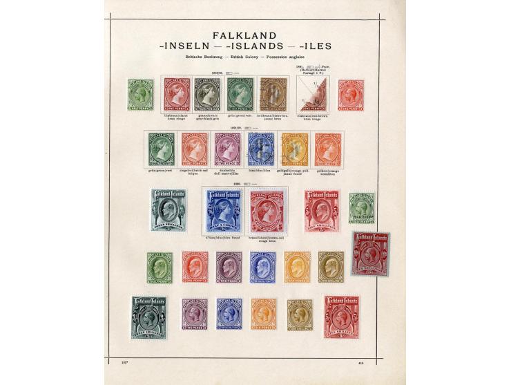 1878/1913, kleine, meist ungebrauchte Sammlung
