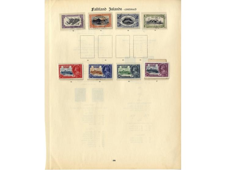 1878/1935, ungebrauchte und gestempelte Sammlung mit guten Werten und Sätzen, ex Sammlung "Frankfurt"