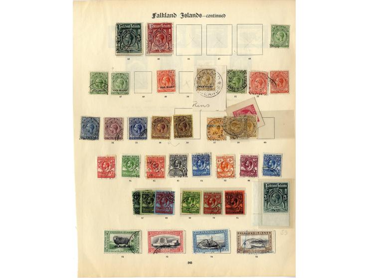 1878/1935, ungebrauchte und gestempelte Sammlung mit guten Werten und Sätzen, ex Sammlung "Frankfurt"