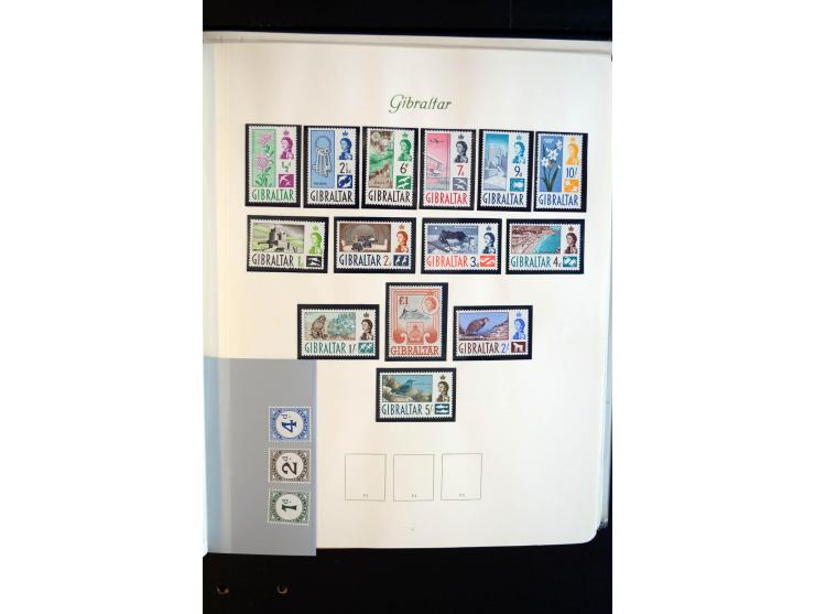 1886/1979, sehr schöne vorwiegend ungebrauchte später postfrische Sammlung mit u.a. Mi.-Nr. 3-7, 11-14, 22-29, 47-55, 64 ,74 