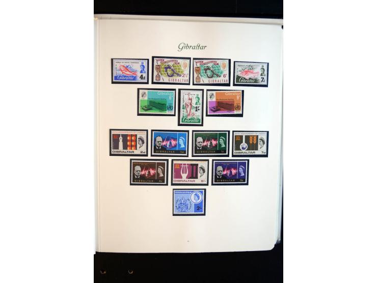 1886/1979, sehr schöne vorwiegend ungebrauchte später postfrische Sammlung mit u.a. Mi.-Nr. 3-7, 11-14, 22-29, 47-55, 64 ,74 