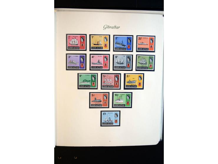 1886/1979, sehr schöne vorwiegend ungebrauchte später postfrische Sammlung mit u.a. Mi.-Nr. 3-7, 11-14, 22-29, 47-55, 64 ,74 