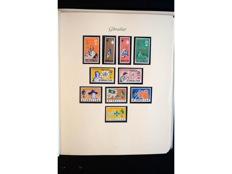1886/1979, sehr schöne vorwiegend ungebrauchte später postfrische Sammlung mit u.a. Mi.-Nr. 3-7, 11-14, 22-29, 47-55, 64 ,74 