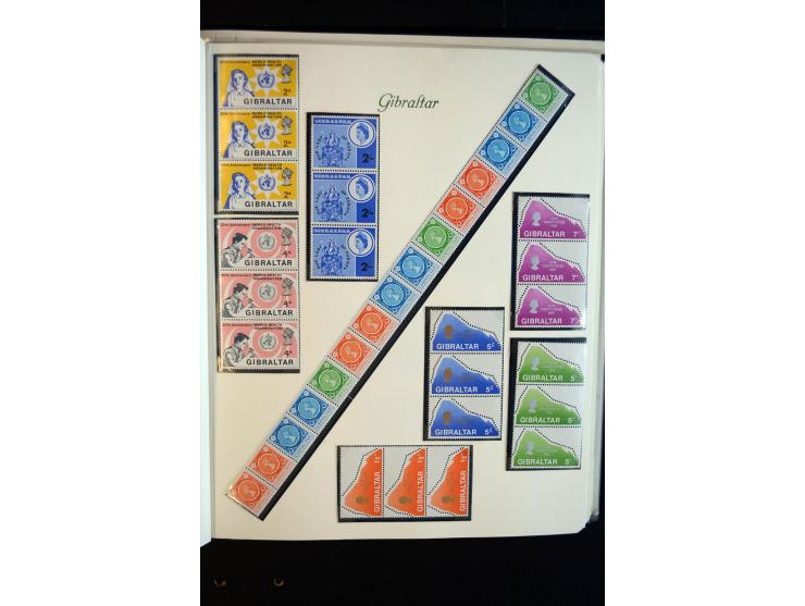1886/1979, sehr schöne vorwiegend ungebrauchte später postfrische Sammlung mit u.a. Mi.-Nr. 3-7, 11-14, 22-29, 47-55, 64 ,74 