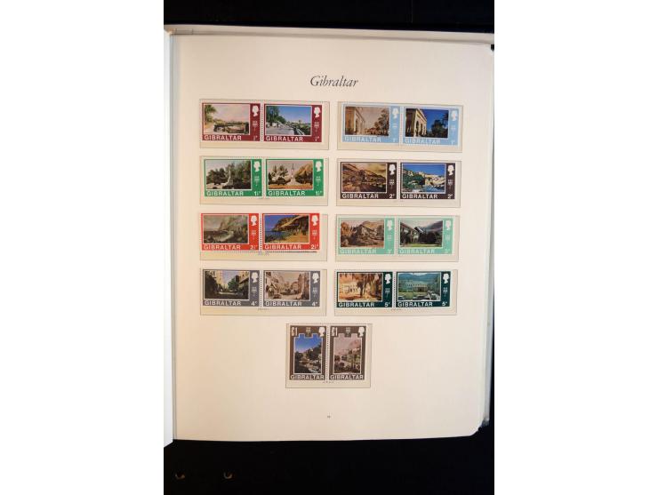 1886/1979, sehr schöne vorwiegend ungebrauchte später postfrische Sammlung mit u.a. Mi.-Nr. 3-7, 11-14, 22-29, 47-55, 64 ,74 