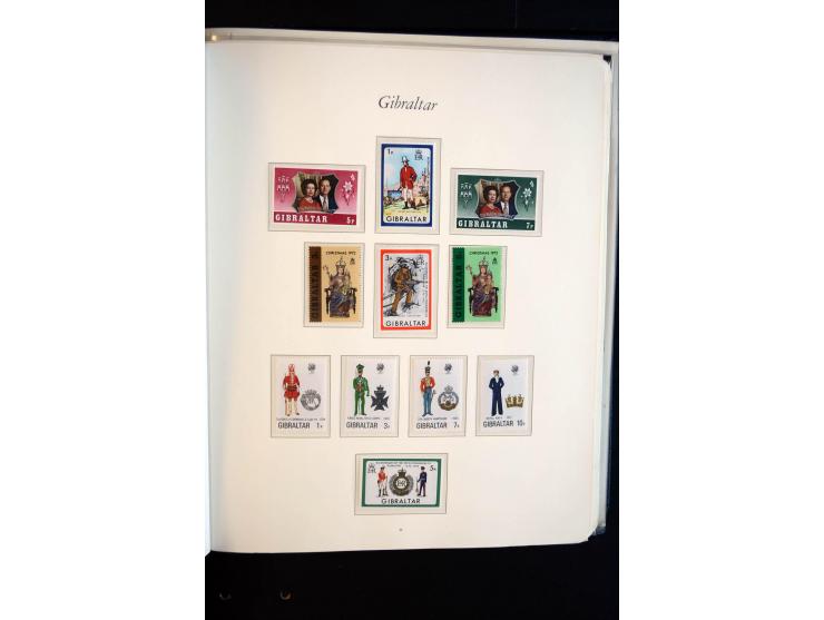 1886/1979, sehr schöne vorwiegend ungebrauchte später postfrische Sammlung mit u.a. Mi.-Nr. 3-7, 11-14, 22-29, 47-55, 64 ,74 