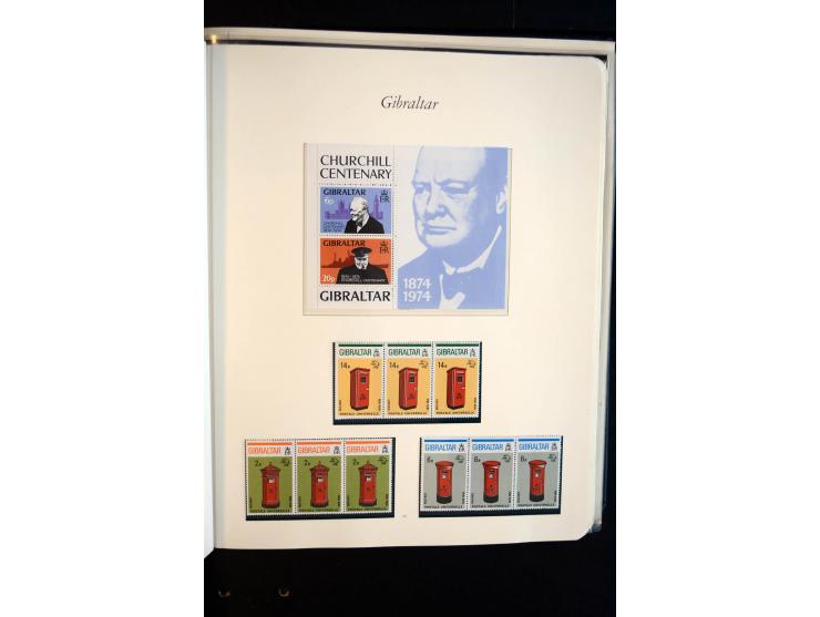 1886/1979, sehr schöne vorwiegend ungebrauchte später postfrische Sammlung mit u.a. Mi.-Nr. 3-7, 11-14, 22-29, 47-55, 64 ,74 