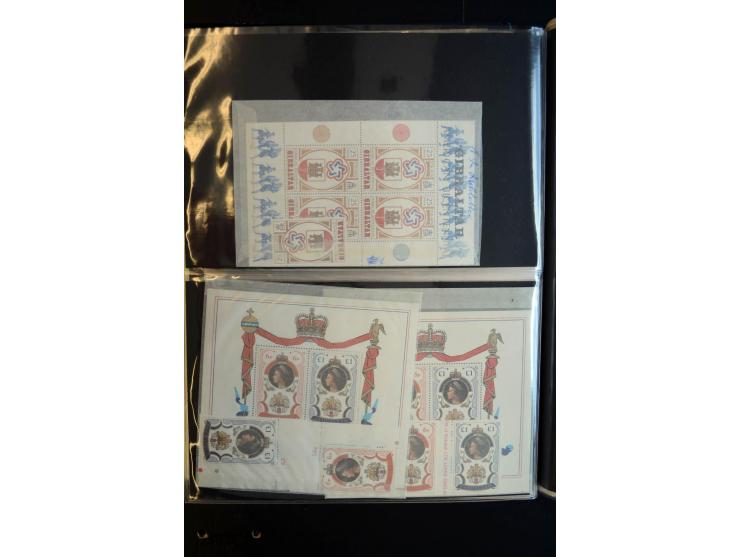 1886/1979, sehr schöne vorwiegend ungebrauchte später postfrische Sammlung mit u.a. Mi.-Nr. 3-7, 11-14, 22-29, 47-55, 64 ,74 