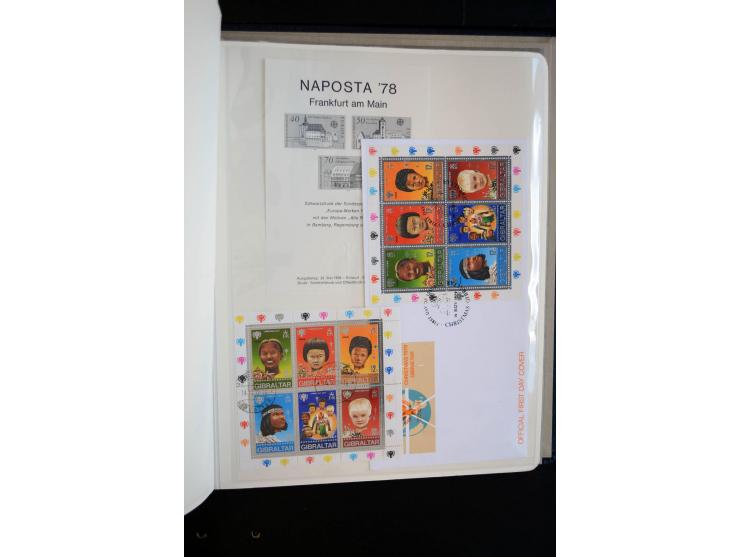 1886/1979, sehr schöne vorwiegend ungebrauchte später postfrische Sammlung mit u.a. Mi.-Nr. 3-7, 11-14, 22-29, 47-55, 64 ,74 