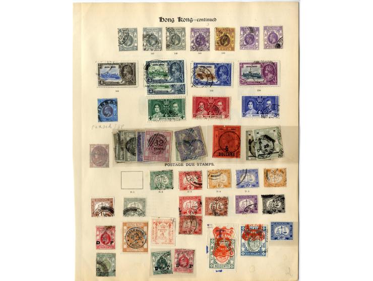 1862/1937, gestempelte Sammlung mit u.a. Mi.-Nr. 1-7, 16, 24-30, 72-75, 87-90, 97, Stempelmarken etc., ex Sammlung "Frankfurt