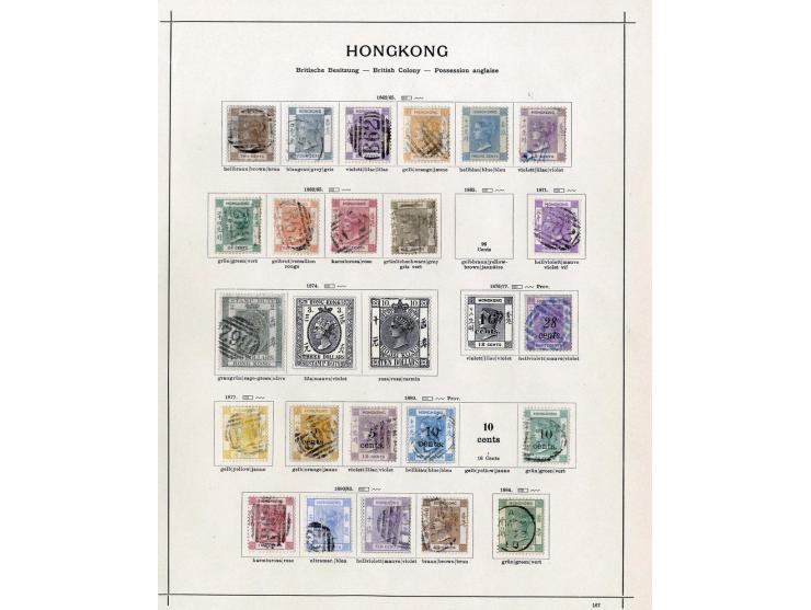 1863/1912 (ca.), ungebrauchte und gestempelte alte Sammlung mit u.a. Mi. I und einigen $-Werten