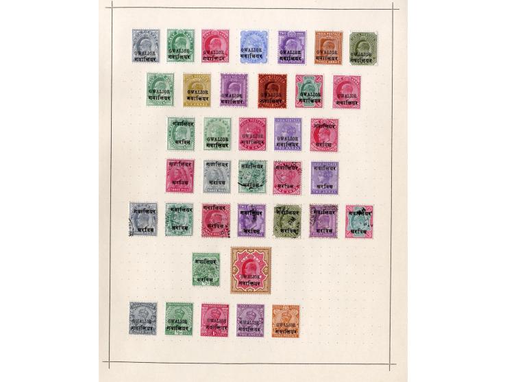1854/1915 (ca.), ungebrauchte und gestempelte alte Sammlung mit schönem Teil Kleinstaaten