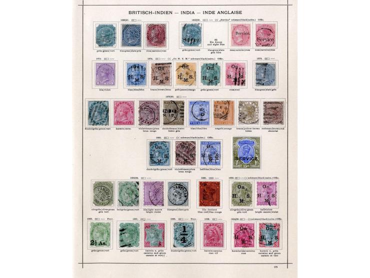 1854/1915 (ca.), ungebrauchte und gestempelte alte Sammlung mit schönem Teil Kleinstaaten