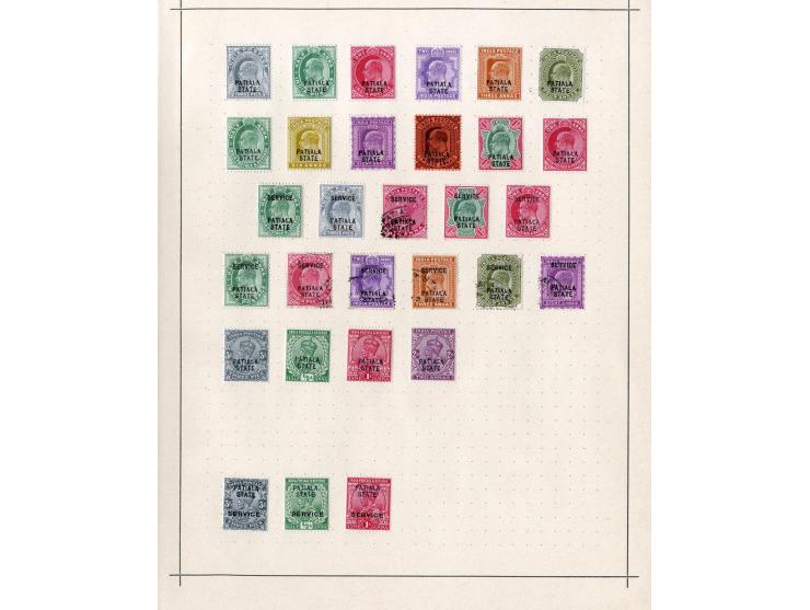 1854/1915 (ca.), ungebrauchte und gestempelte alte Sammlung mit schönem Teil Kleinstaaten