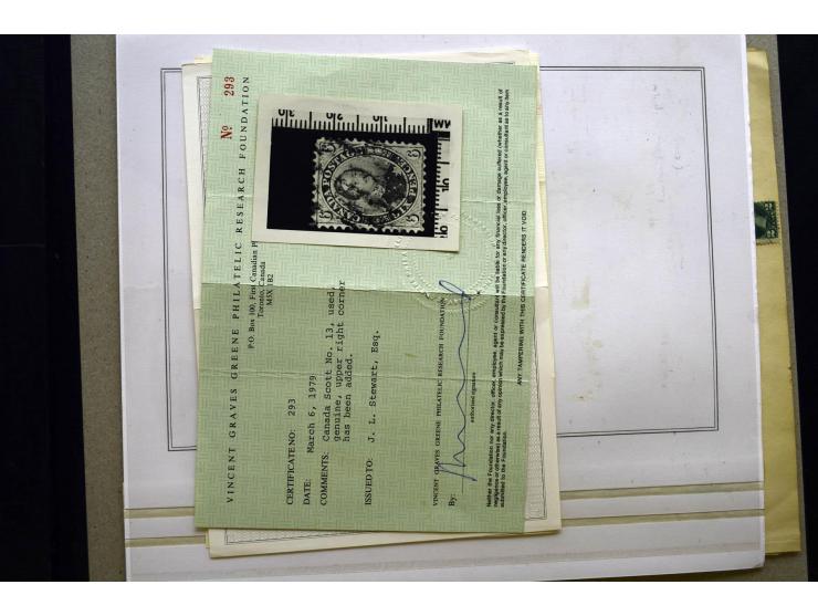 1851/1935, gestempelte Sammlung mit u.a. Mi.-Nr. 1, 2, 3 (2), 4, 5, 7, 8, 9 (Fotoattest Greene), 38-53 etc., die Erhaltung re