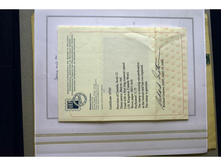 1851/1935, gestempelte Sammlung mit u.a. Mi.-Nr. 1, 2, 3 (2), 4, 5, 7, 8, 9 (Fotoattest Greene), 38-53 etc., die Erhaltung re