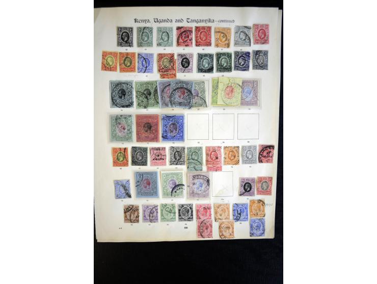 1903/35, fast ausschließlich gestempelte Sammlung mit guten Ausgaben, hohe Werte teils fiskalisch entwertet, ex Sammlung "Fra