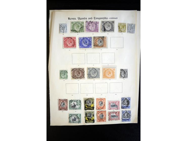 1903/35, fast ausschließlich gestempelte Sammlung mit guten Ausgaben, hohe Werte teils fiskalisch entwertet, ex Sammlung "Fra