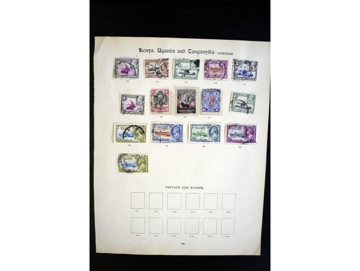 1903/35, fast ausschließlich gestempelte Sammlung mit guten Ausgaben, hohe Werte teils fiskalisch entwertet, ex Sammlung "Fra