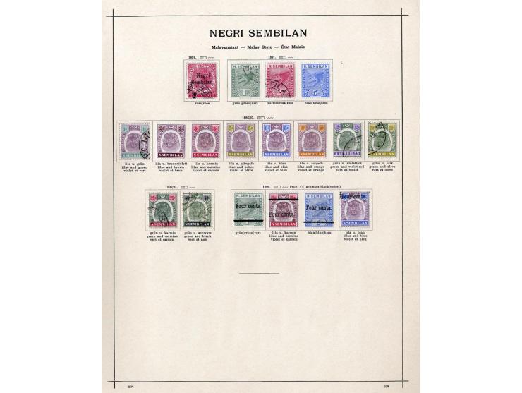 1867/1915 (ca.), ungebrauchte und gestempelte alte Sammlung mit diversen $-Werten; weniges leicht haftend