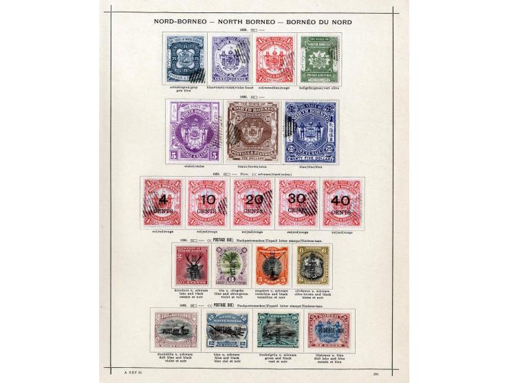 1867/1915 (ca.), ungebrauchte und gestempelte alte Sammlung mit diversen $-Werten; weniges leicht haftend