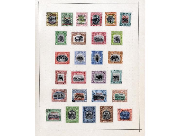 1867/1915 (ca.), ungebrauchte und gestempelte alte Sammlung mit diversen $-Werten; weniges leicht haftend