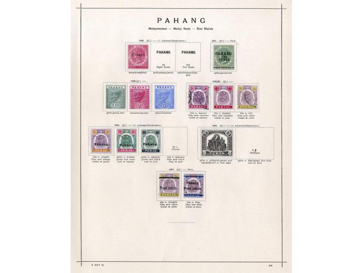 1867/1915 (ca.), ungebrauchte und gestempelte alte Sammlung mit diversen $-Werten; weniges leicht haftend