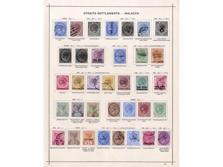 1867/1915 (ca.), ungebrauchte und gestempelte alte Sammlung mit diversen $-Werten; weniges leicht haftend