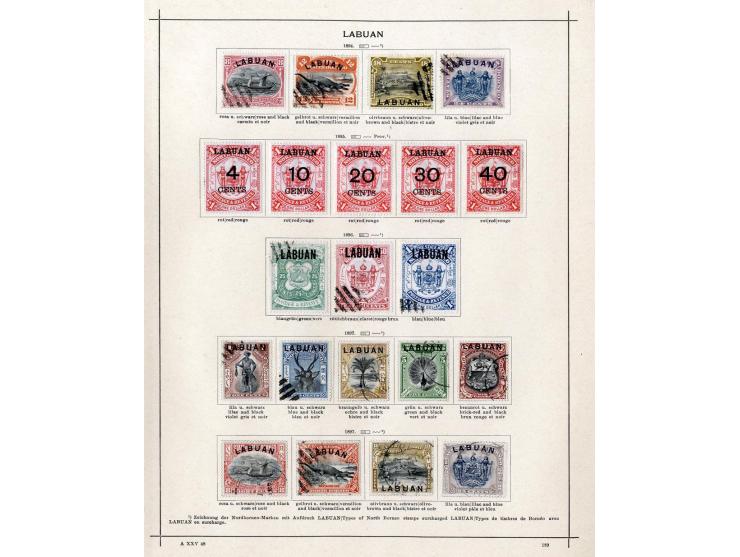 1867/1915 (ca.), ungebrauchte und gestempelte alte Sammlung mit diversen $-Werten; weniges leicht haftend