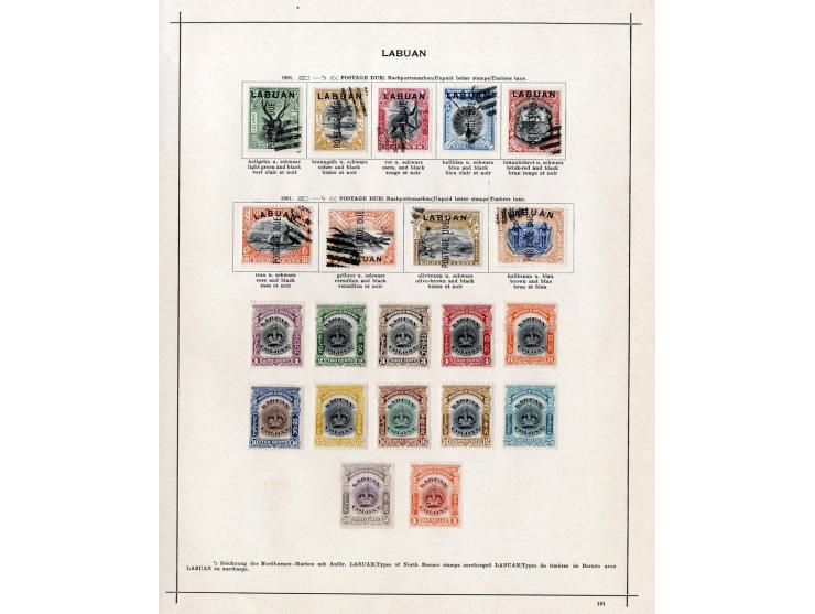 1867/1915 (ca.), ungebrauchte und gestempelte alte Sammlung mit diversen $-Werten; weniges leicht haftend