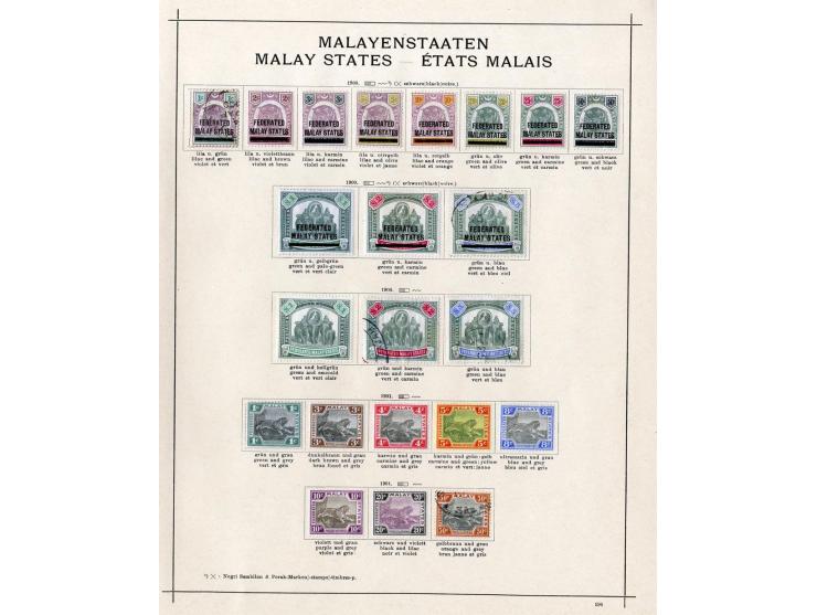 1867/1915 (ca.), ungebrauchte und gestempelte alte Sammlung mit diversen $-Werten; weniges leicht haftend