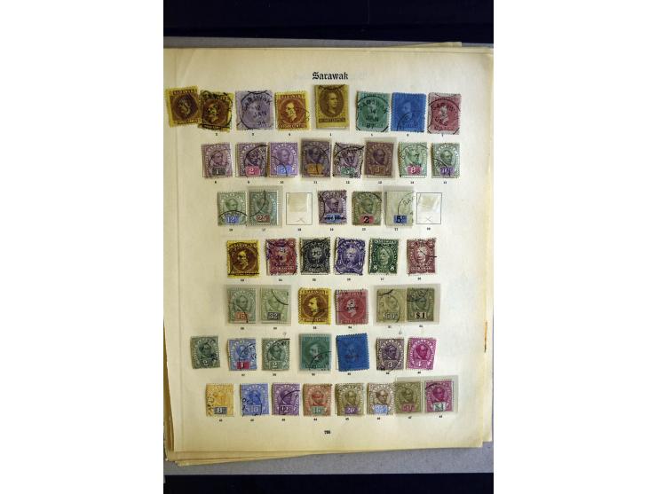 1884/1941, überwiegend gestempelte Sammlung ex Johor bisTrengganu sowie Malaiischer Staatenbund mit vielen guten Werten und S