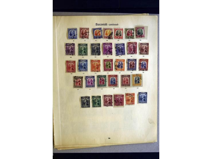 1884/1941, überwiegend gestempelte Sammlung ex Johor bisTrengganu sowie Malaiischer Staatenbund mit vielen guten Werten und S