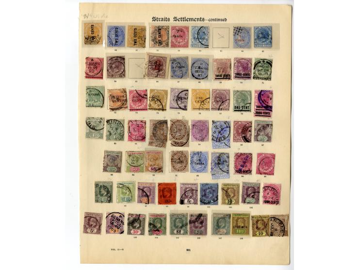 1867/1936, überwiegend gestempelte Sammlung mit u.a. Mi.-Nr. 1-9, 91 "SPECIMEN" etc., ex Sammlung "Frankfurt"