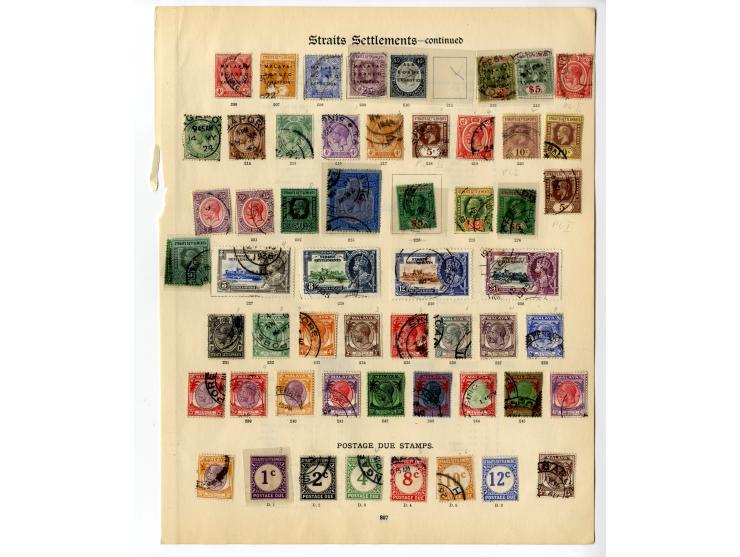 1867/1936, überwiegend gestempelte Sammlung mit u.a. Mi.-Nr. 1-9, 91 "SPECIMEN" etc., ex Sammlung "Frankfurt"