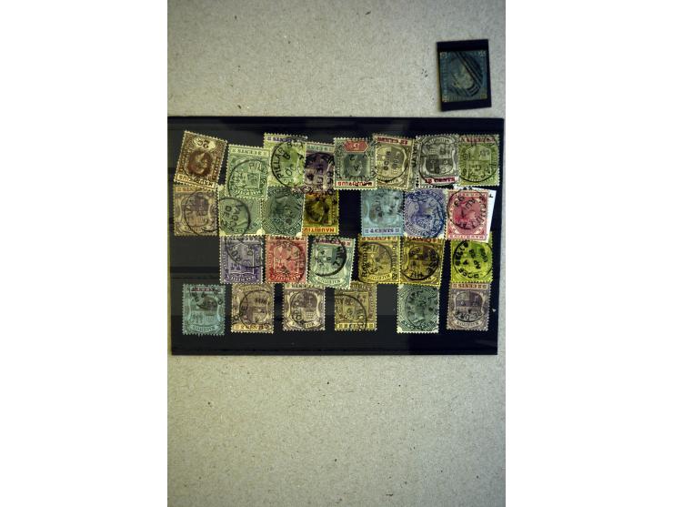 1848/1935, überwiegend gestempelte Sammlung mit Mi.-Nr. 4II (2), 3III (2), 3IV (2+Paar), 4IV, 3V (2), 4V (3), 5 (6), 6, 7 (3)