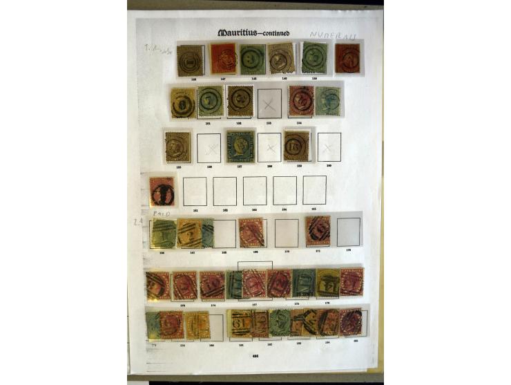1848/1935, überwiegend gestempelte Sammlung mit Mi.-Nr. 4II (2), 3III (2), 3IV (2+Paar), 4IV, 3V (2), 4V (3), 5 (6), 6, 7 (3)