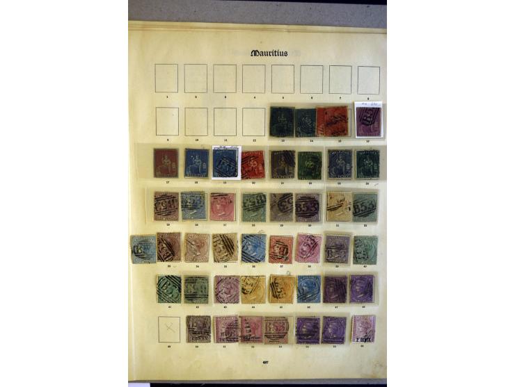 1848/1935, überwiegend gestempelte Sammlung mit Mi.-Nr. 4II (2), 3III (2), 3IV (2+Paar), 4IV, 3V (2), 4V (3), 5 (6), 6, 7 (3)