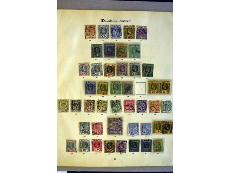 1848/1935, überwiegend gestempelte Sammlung mit Mi.-Nr. 4II (2), 3III (2), 3IV (2+Paar), 4IV, 3V (2), 4V (3), 5 (6), 6, 7 (3)