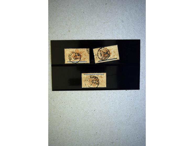 1848/1935, überwiegend gestempelte Sammlung mit Mi.-Nr. 4II (2), 3III (2), 3IV (2+Paar), 4IV, 3V (2), 4V (3), 5 (6), 6, 7 (3)