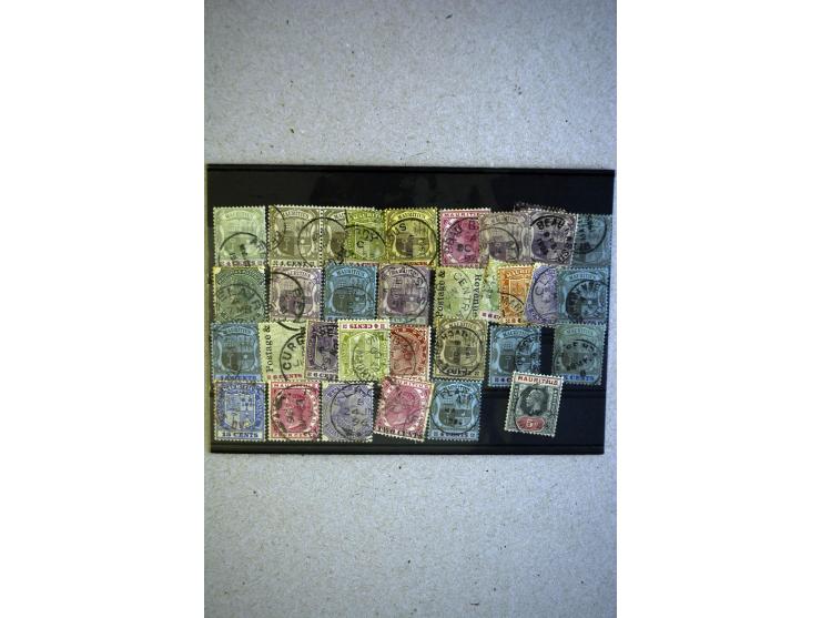 1848/1935, überwiegend gestempelte Sammlung mit Mi.-Nr. 4II (2), 3III (2), 3IV (2+Paar), 4IV, 3V (2), 4V (3), 5 (6), 6, 7 (3)