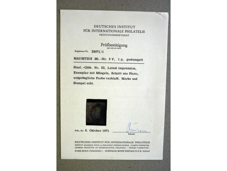1848/1935, überwiegend gestempelte Sammlung mit Mi.-Nr. 4II (2), 3III (2), 3IV (2+Paar), 4IV, 3V (2), 4V (3), 5 (6), 6, 7 (3)