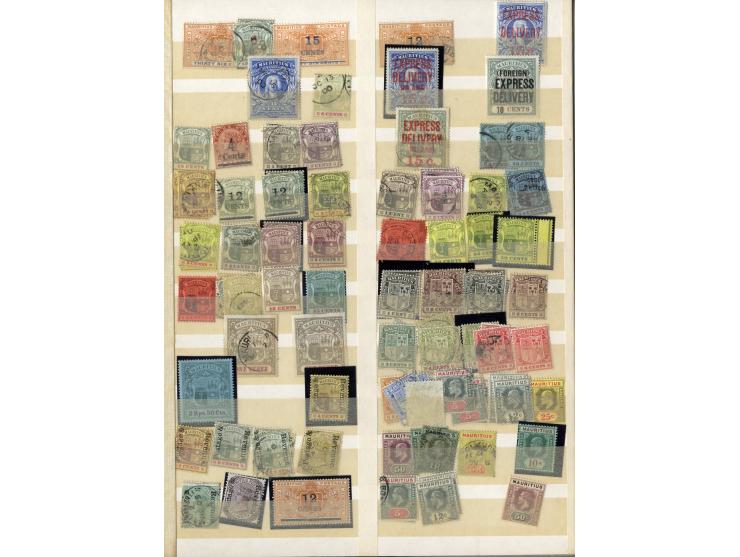 1858/1988 (ca.), postfrische, ungebrauchte und gestempelte Partie im Steckbuch, dabei diverse bessere Werte, ex Sammlung "Fra