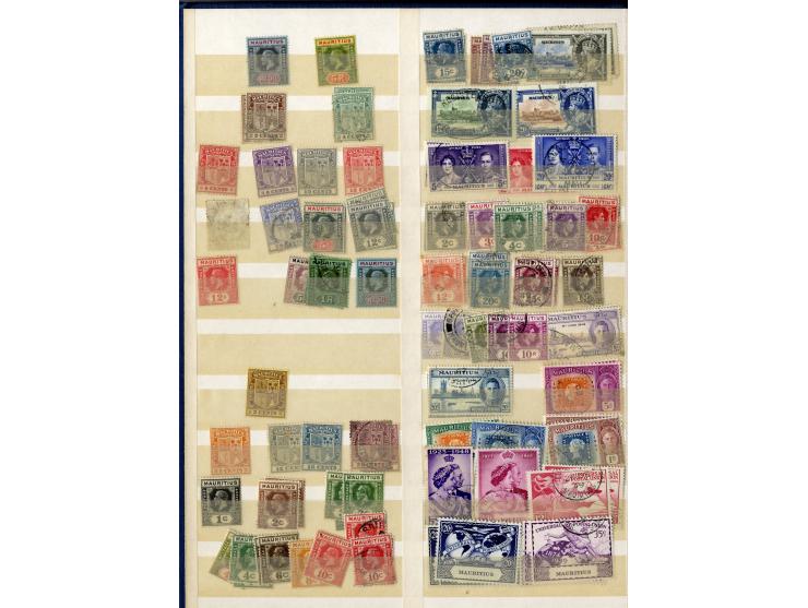 1858/1988 (ca.), postfrische, ungebrauchte und gestempelte Partie im Steckbuch, dabei diverse bessere Werte, ex Sammlung "Fra