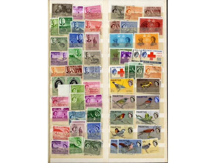 1858/1988 (ca.), postfrische, ungebrauchte und gestempelte Partie im Steckbuch, dabei diverse bessere Werte, ex Sammlung "Fra