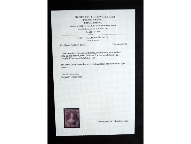 1855/1952, überwiegend gestempelte Sammlung, dabei Chalon Heads stark spezialisisert mit u.a. Mi.-Nr. 1, 2, 3, 4, 5, 6, 10 et
