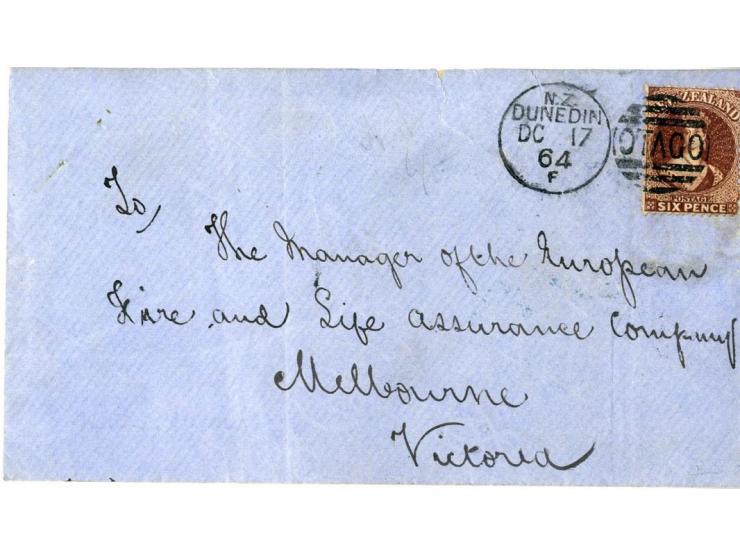 1858/71, 15 frankierte Briefe der Chalon-Ausgaben, dabei interessante Inlandspost sowie Briefe nach England und Australien, e
