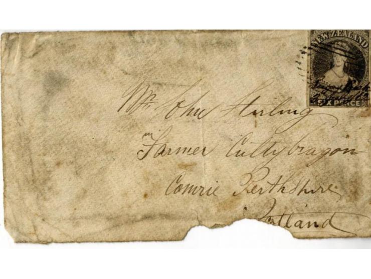 1858/71, 15 frankierte Briefe der Chalon-Ausgaben, dabei interessante Inlandspost sowie Briefe nach England und Australien, e